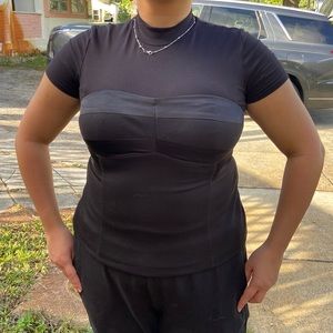 Rampage Black Cropped Tubal Top!